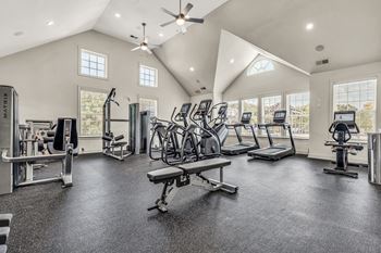 Gym area at Enclave Apartments, Midlothian